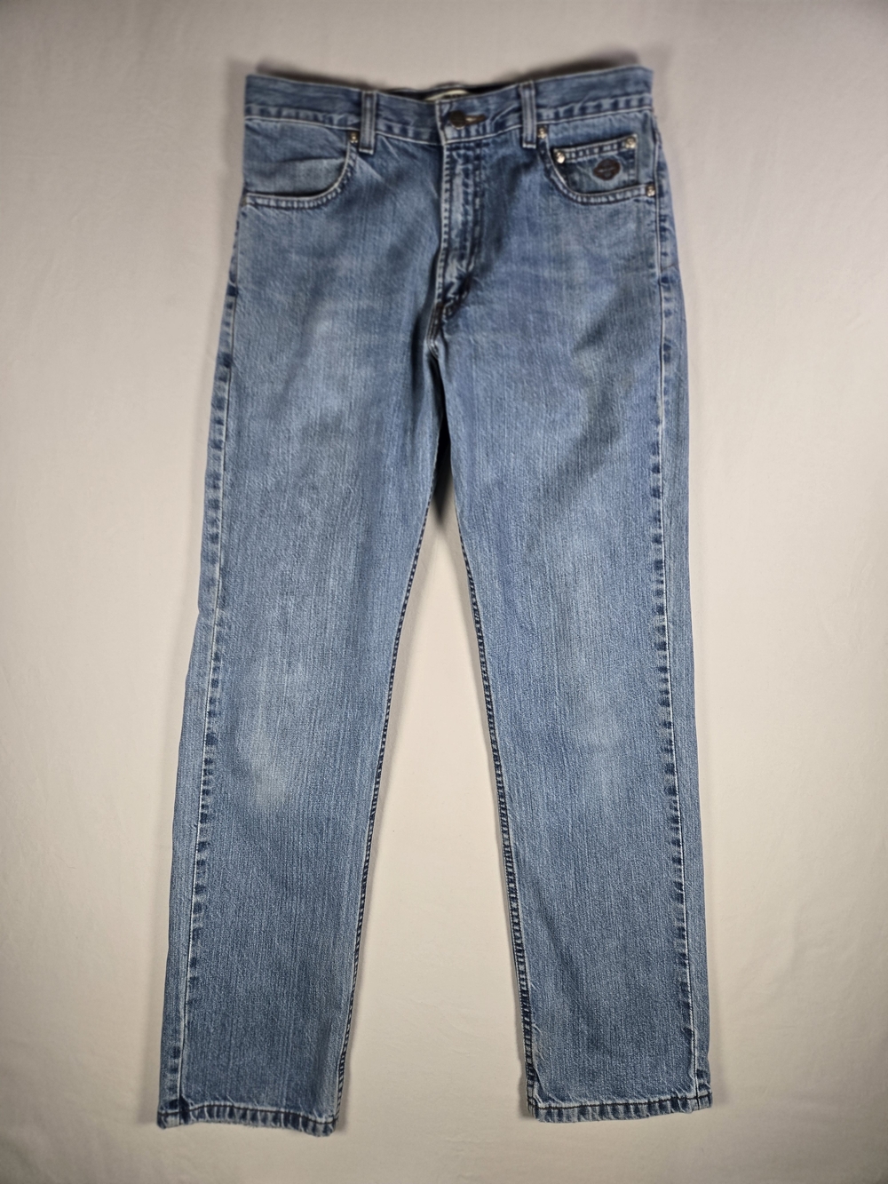 Vintage Y2K 2005 Harley-Davidson Straight Leg Biker Jeans 34x31 (Tag 31x32)